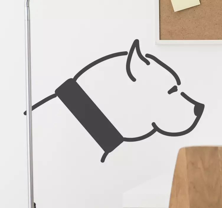 Pitbull Wall Sticker - TenStickers
