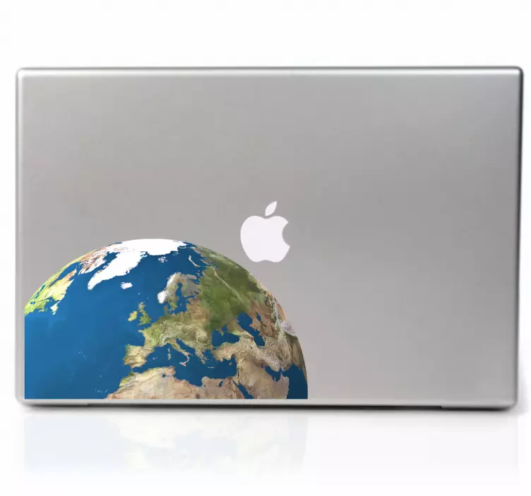 Planet Earth Laptop Sticker - TenStickers