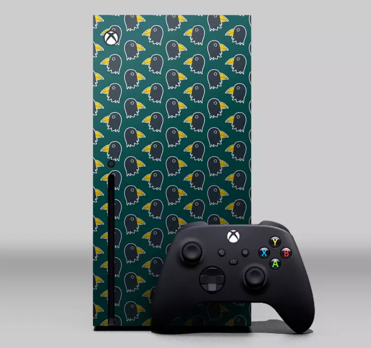 Playful Bird Design xbox wrap - TenStickers