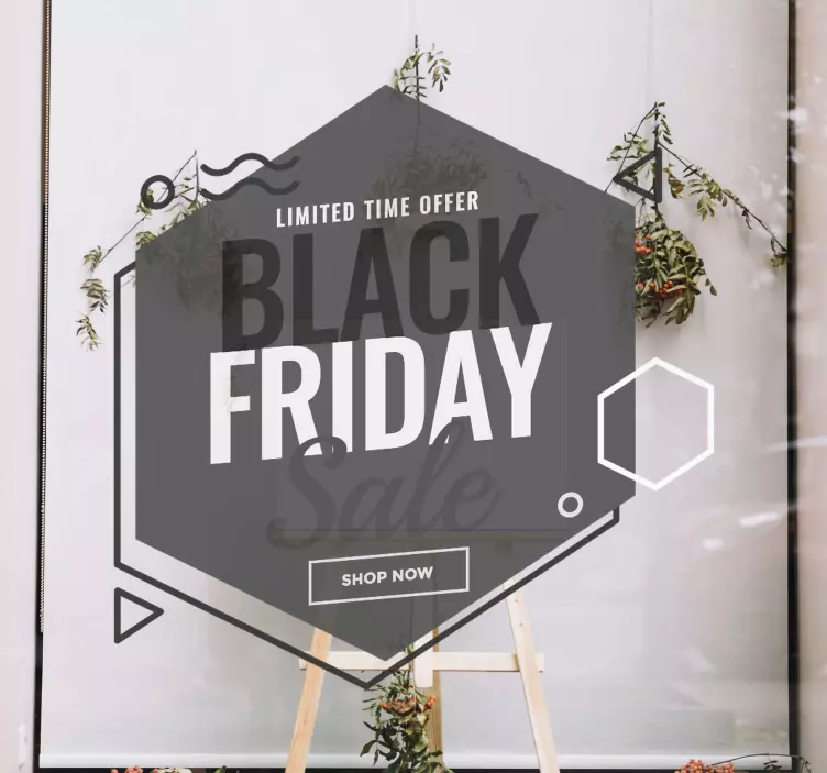 Promotional Offer Sale Black Friday sticker - TenStickers