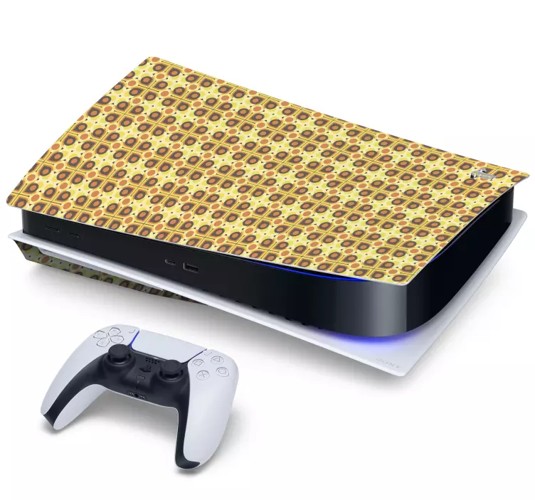 Ps5 skin colorful pattern cover - TenStickers