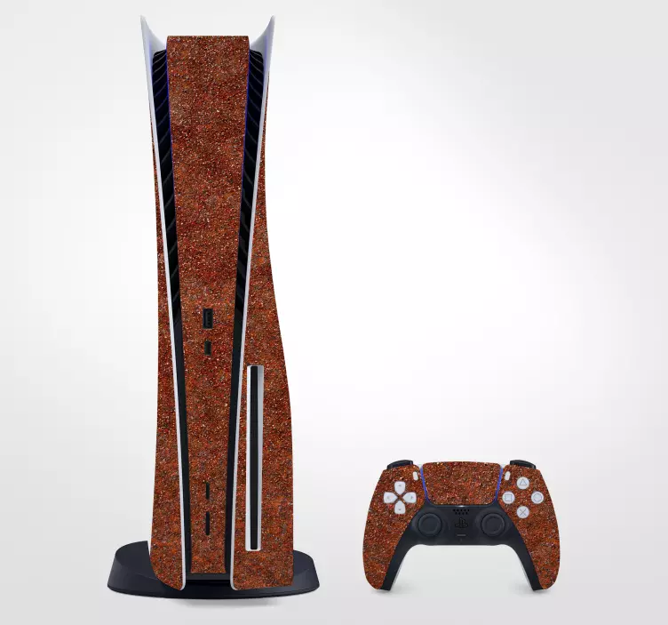 Ps5 skin rustic texture finish - TenStickers