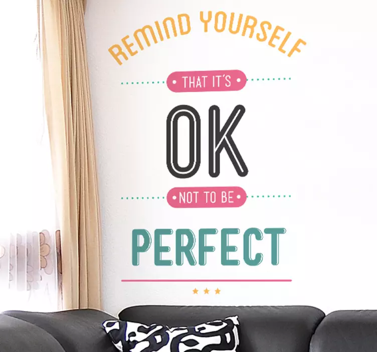 Remind Yourself Wall Sticker - TenStickers