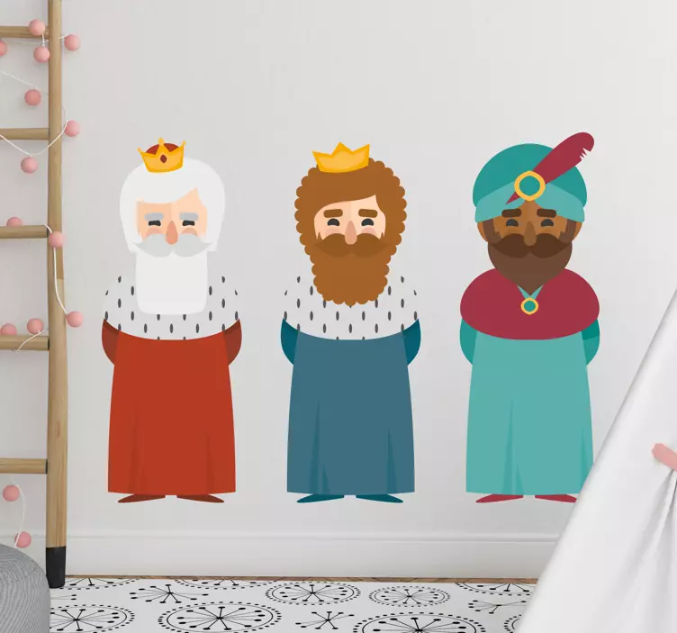 Royal Character Trio wall stickers for kid - TenStickers