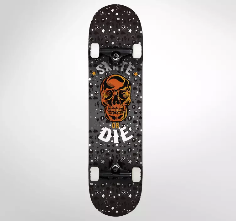 Skate or Die Skateboard Sticker - TenStickers