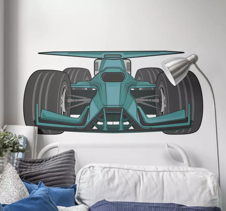 Stylish Race Car vehicle sticker - TenStickers