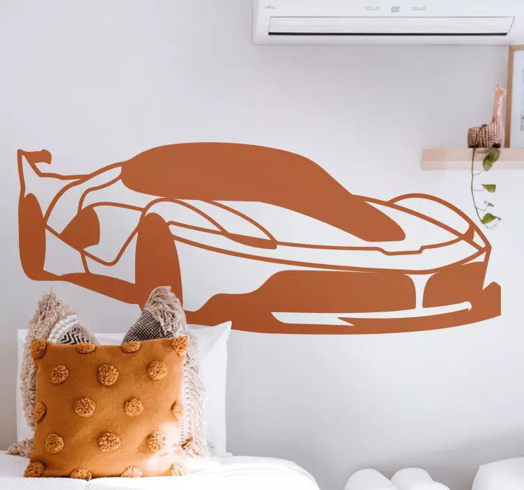 Stylish sport design car sticker - TenStickers