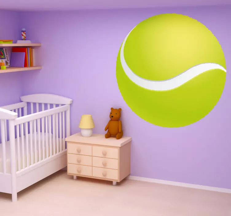 Tennis Ball Wall Kids Stickers - TenStickers