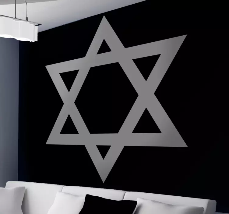 The David Star Sticker - TenStickers