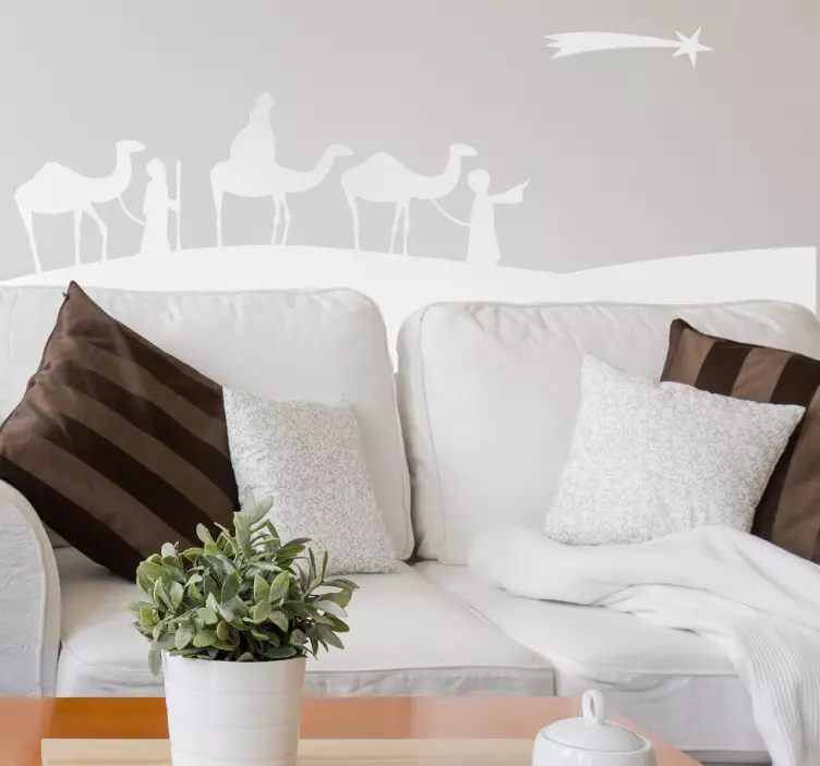 Three Kings Wall Sticker - TenStickers