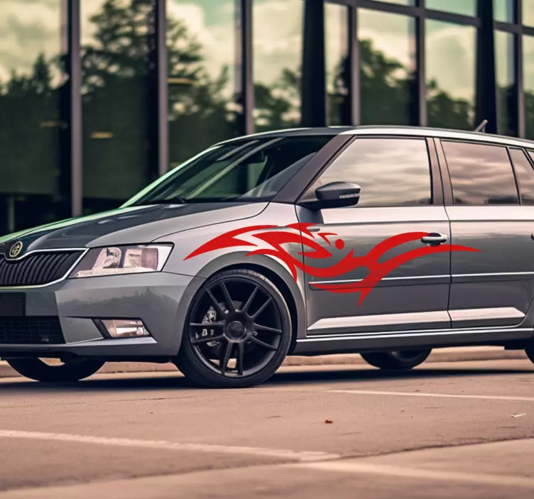 tribal car sticker - TenStickers
