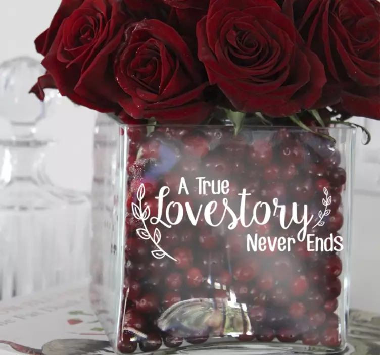 True Lovestory Sticker - TenStickers