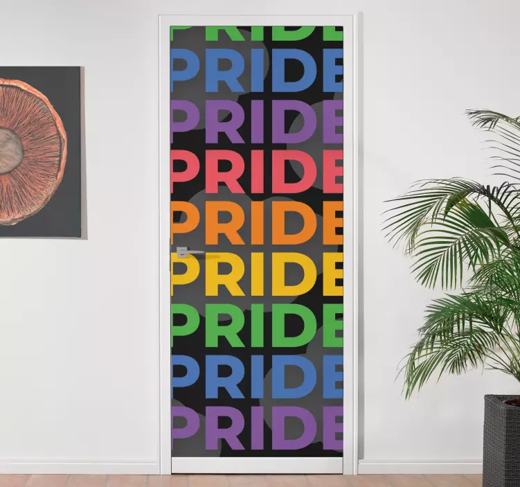 Love sticker for a vibrant pride statement - TenStickers