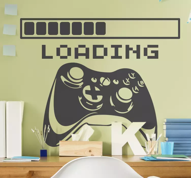 Video game sticker loading - TenStickers