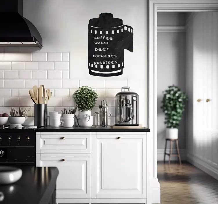 Vintage Photography Blackboard vintage wall decor - TenStickers