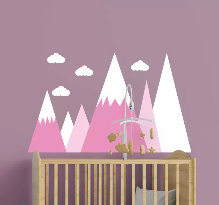Wall stickers for kid mountain landscape playroom - TenStickers