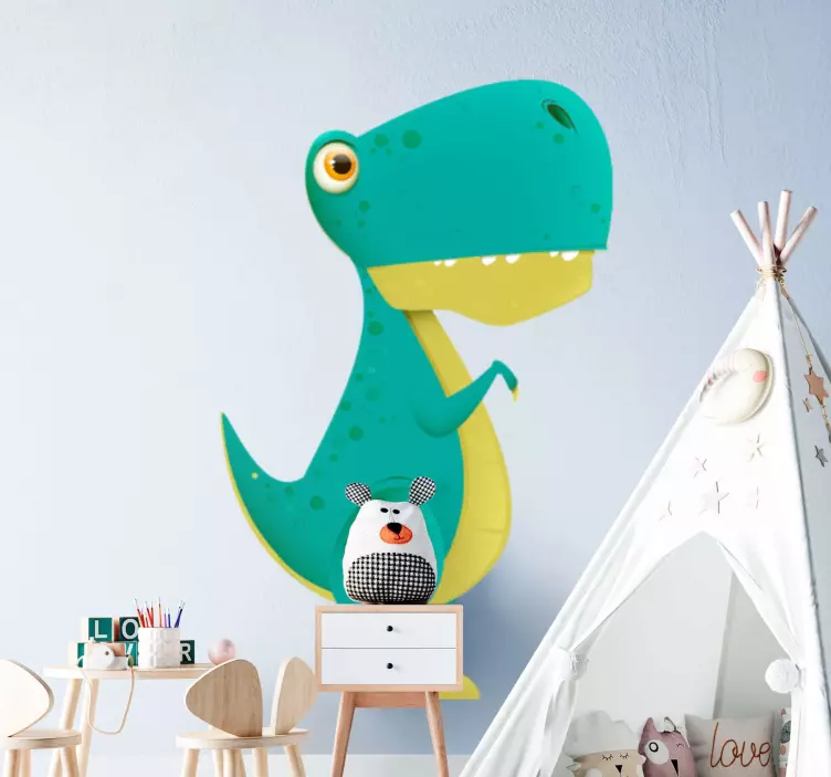 Wall stickers for kid playful dinosaur stickers - TenStickers