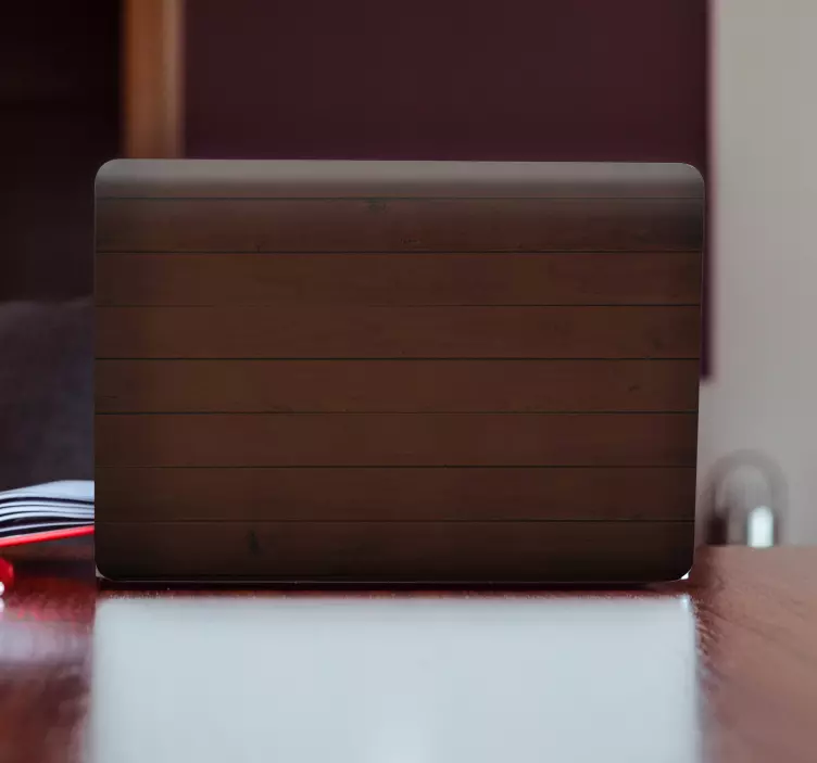 Wooden Board Surface laptop skin - TenStickers