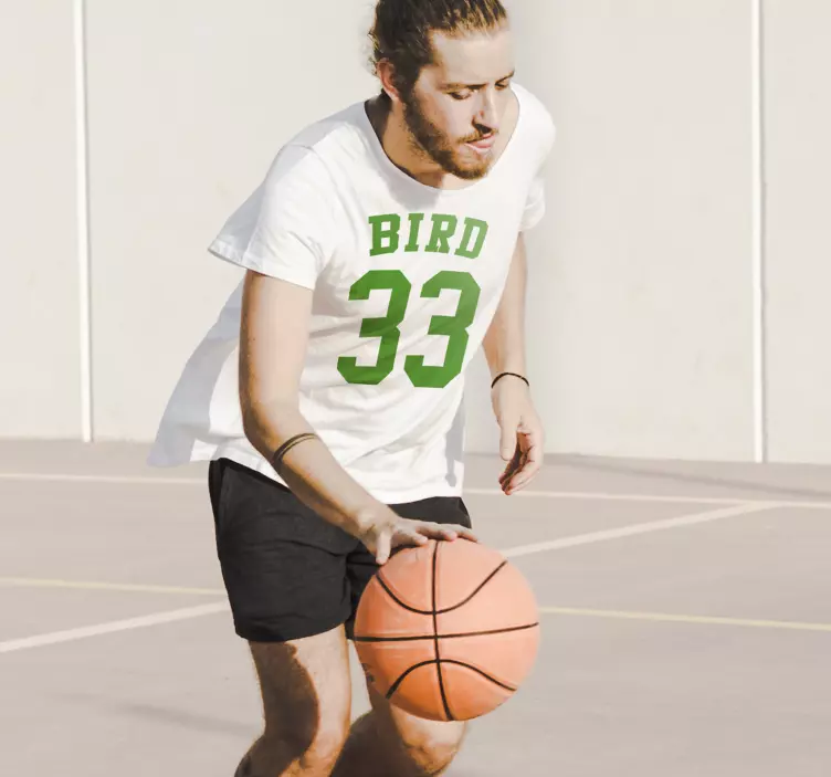 Classic basketball jersey t-shirt - TenStickers