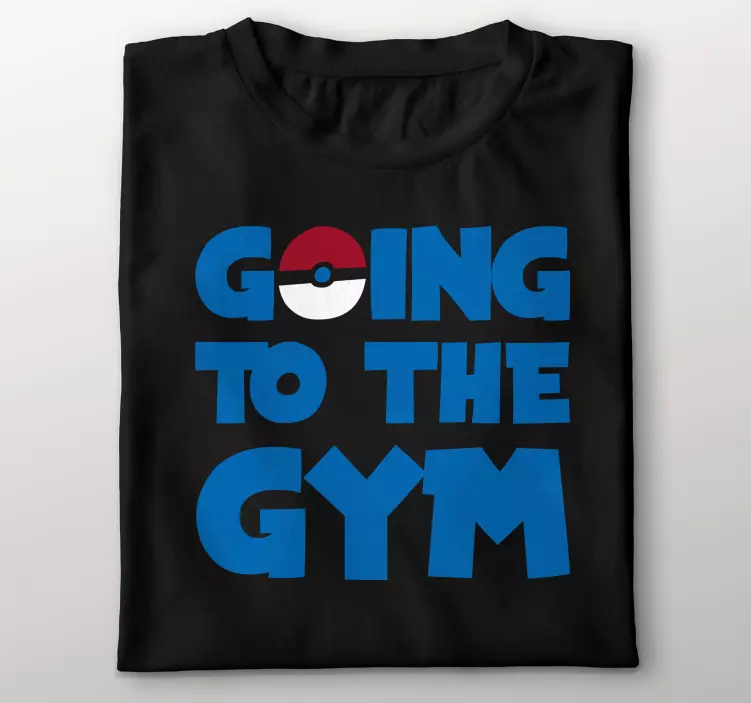 Going to the gym custom t-shirt - TenStickers