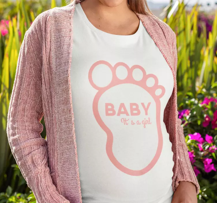 It's a baby girl mothers shirt - TenStickers