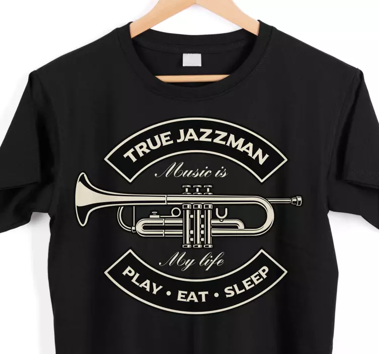 Jazzman music life t-shirt - TenStickers