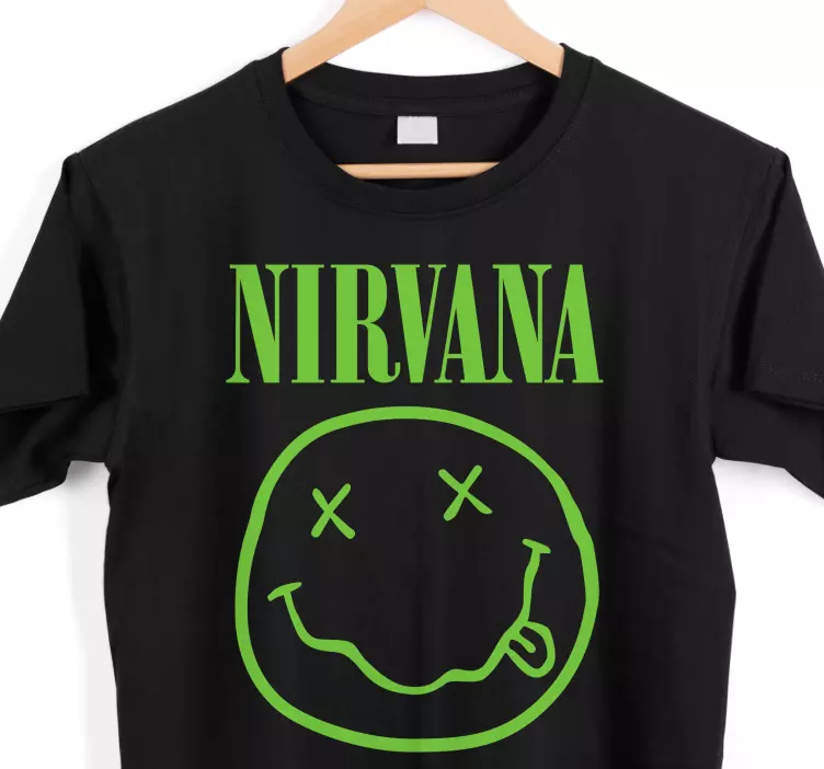 Nirvana logo custom t-shirt - TenStickers