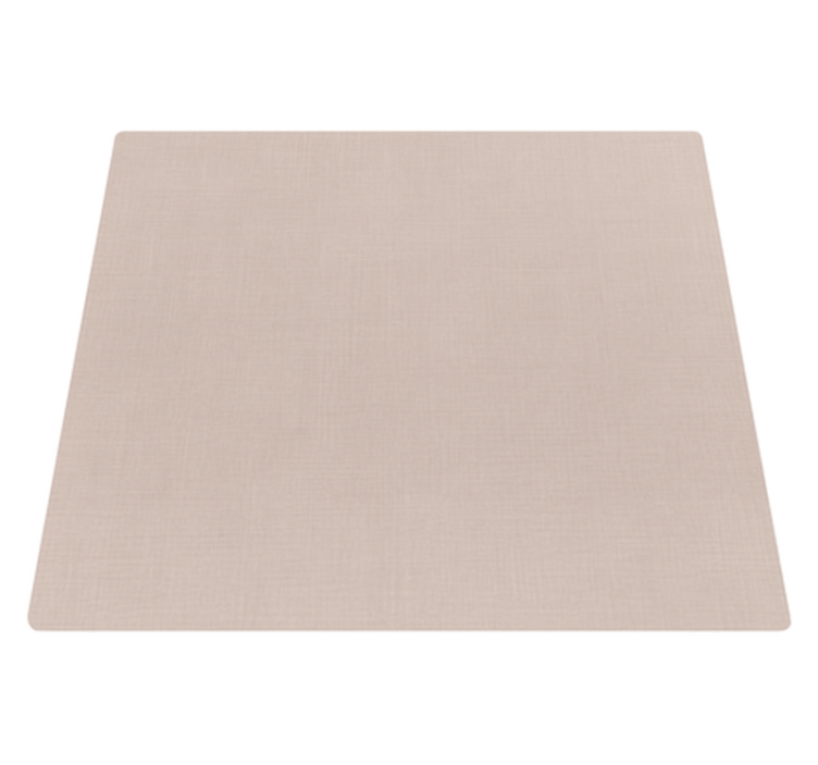 Subtle linen weave outdoor vinyl rug - TenStickers