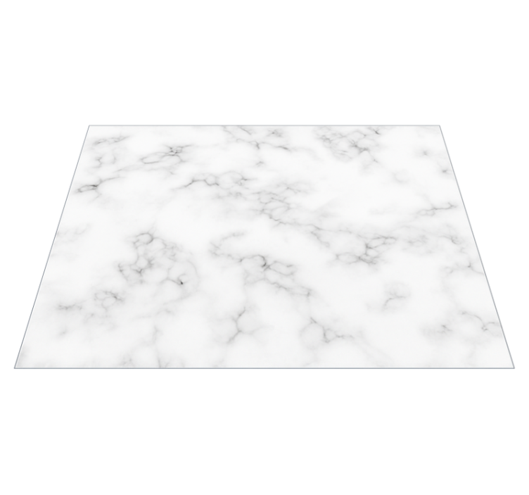 Kitchen vinyl rug with elegant marble pattern - TenStickers