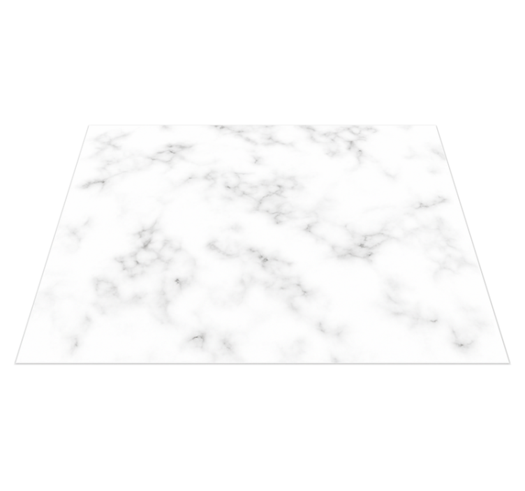 Kitchen vinyl rug with a simple marble design - TenStickers