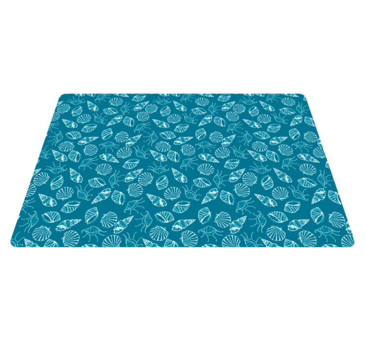 Animal vinyl rug seashell creatures - TenStickers