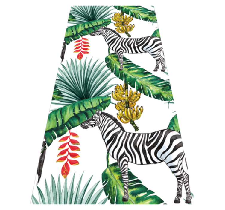 Animal vinyl rug with nature design - TenStickers