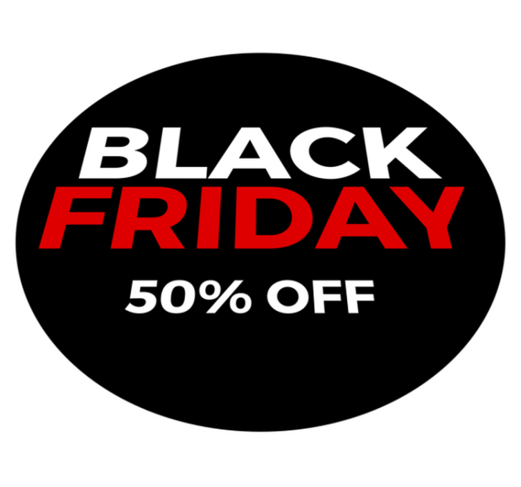 Black friday vinyl rug 50% off sale - TenStickers