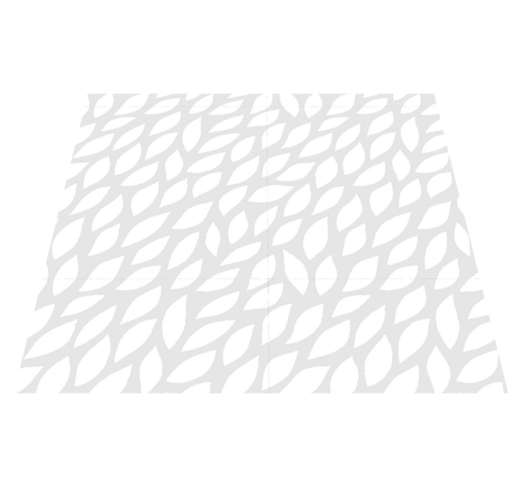 Bedroom vinyl rug with seamless floral design - TenStickers