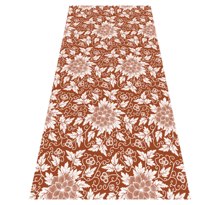 Nature vinyl rug botanical design collection - TenStickers