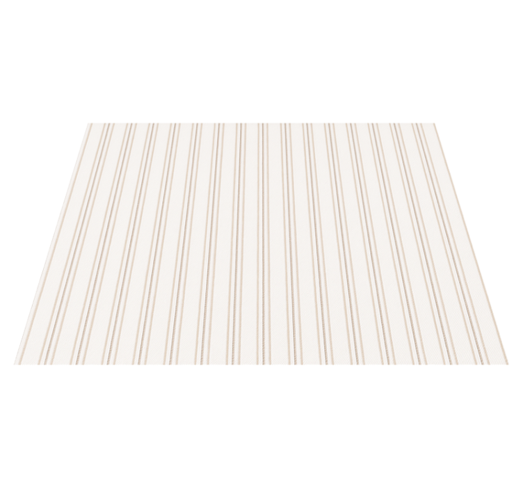 Classic striped bedroom vinyl rug - TenStickers