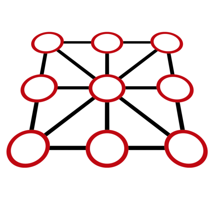 Game vinyl rug tic tac toe - TenStickers