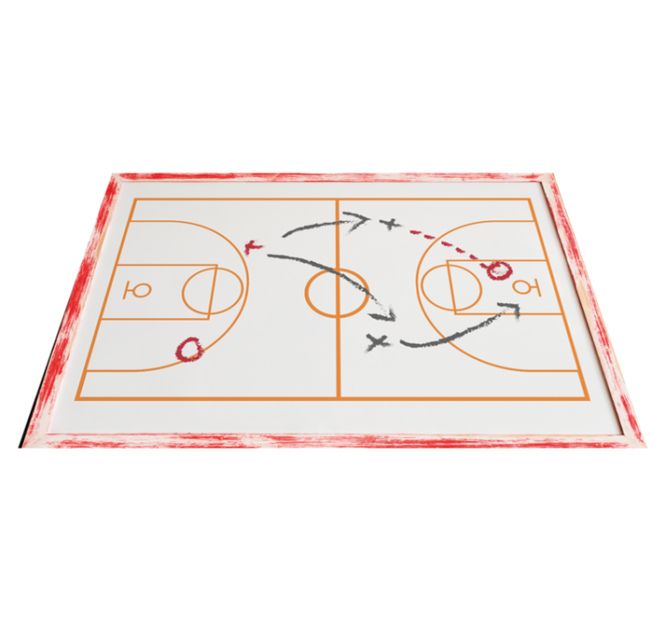Game vinyl rug for board game sports coach - TenStickers