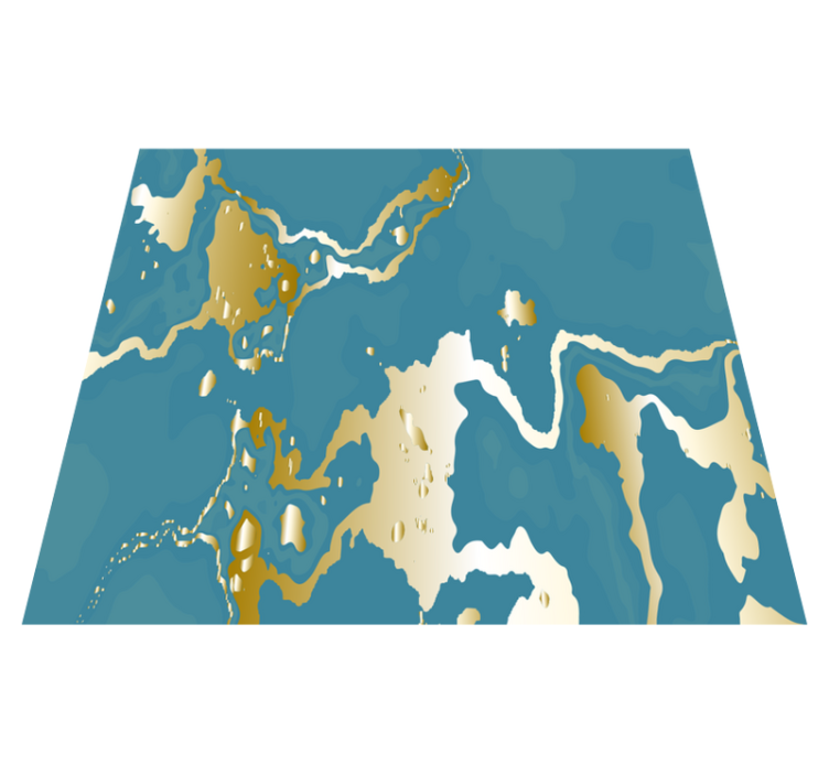 Bathroom vinyl rug in marble pattern design - TenStickers