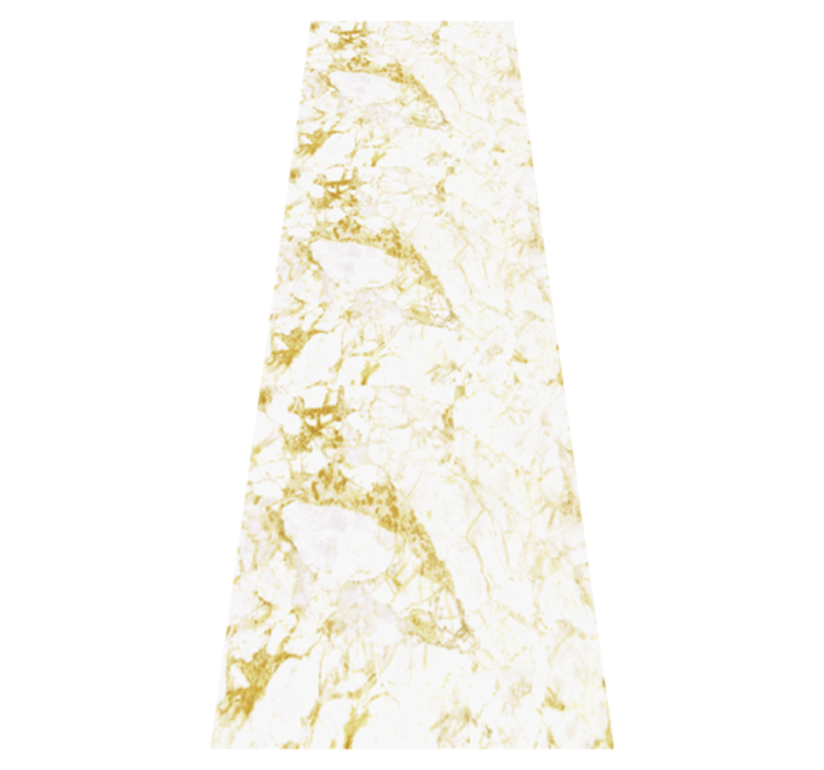 Bathroom vinyl rug in beige marble onyx design - TenStickers