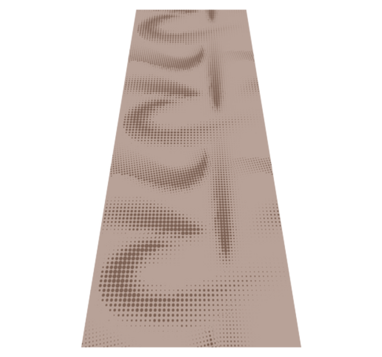 Bedroom vinyl rug with scandinavian dotted patterns - TenStickers