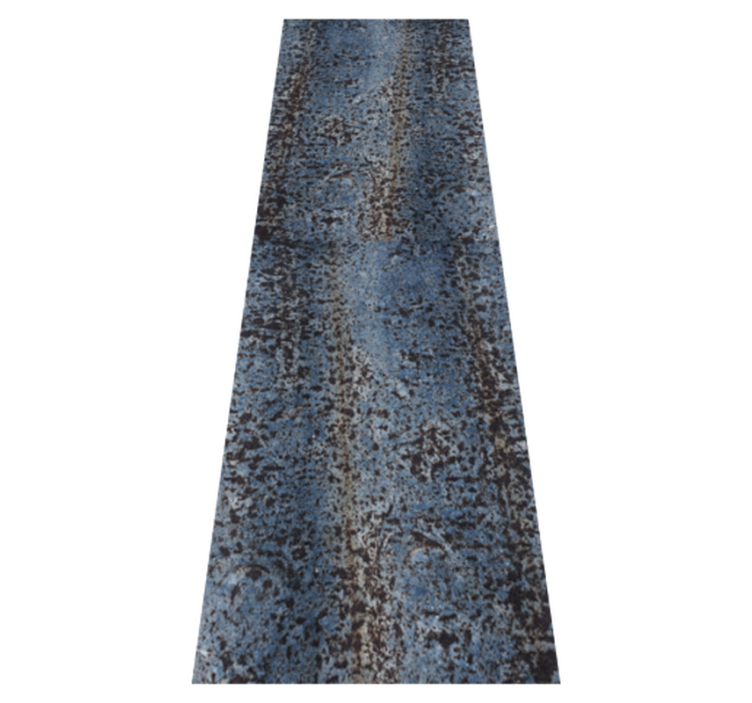 Bedroom vinyl rug with retro raw pattern - TenStickers