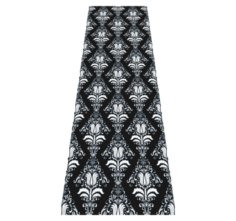 Bedroom vinyl rug in french provincial style - TenStickers