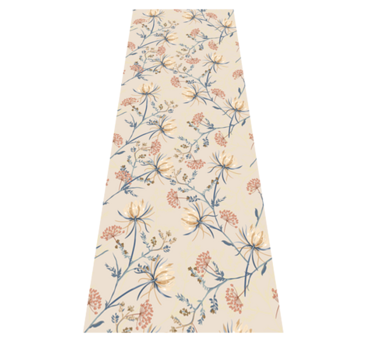 Bedroom vinyl rug paradise row - TenStickers