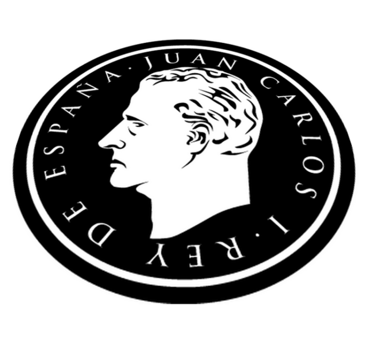 Bedroom vinyl rug spanish king emblem adhesive - TenStickers