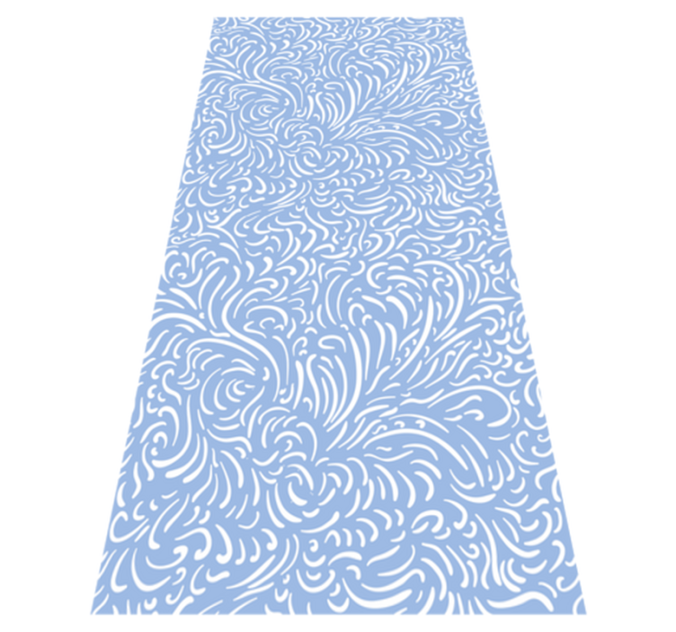 Frozen design office vinyl rug - TenStickers