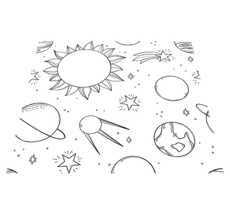 Bedroom vinyl rug for kids' space - TenStickers