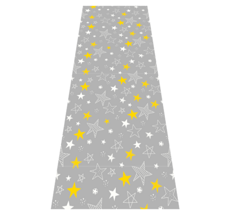 Bedroom vinyl rug in pantone stars design - TenStickers