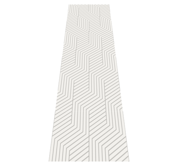 Bedroom vinyl rug with modern octagon design - TenStickers