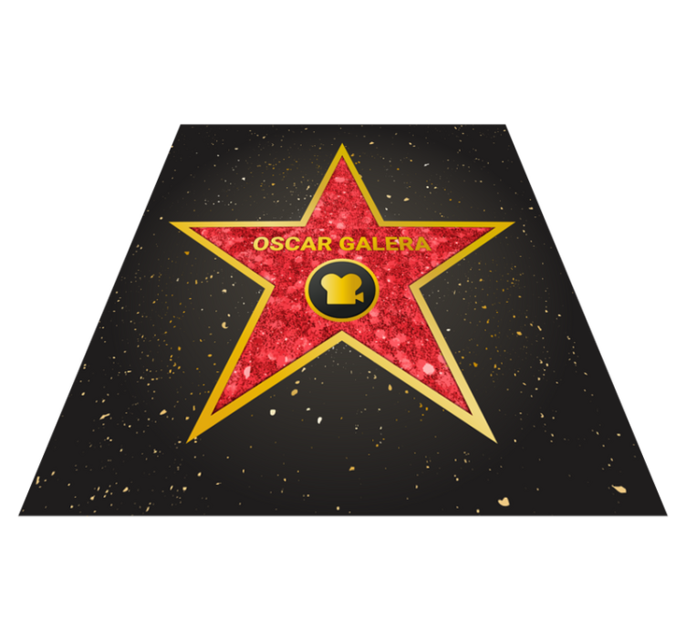 Customizable Hollywood Star Accent - TenStickers